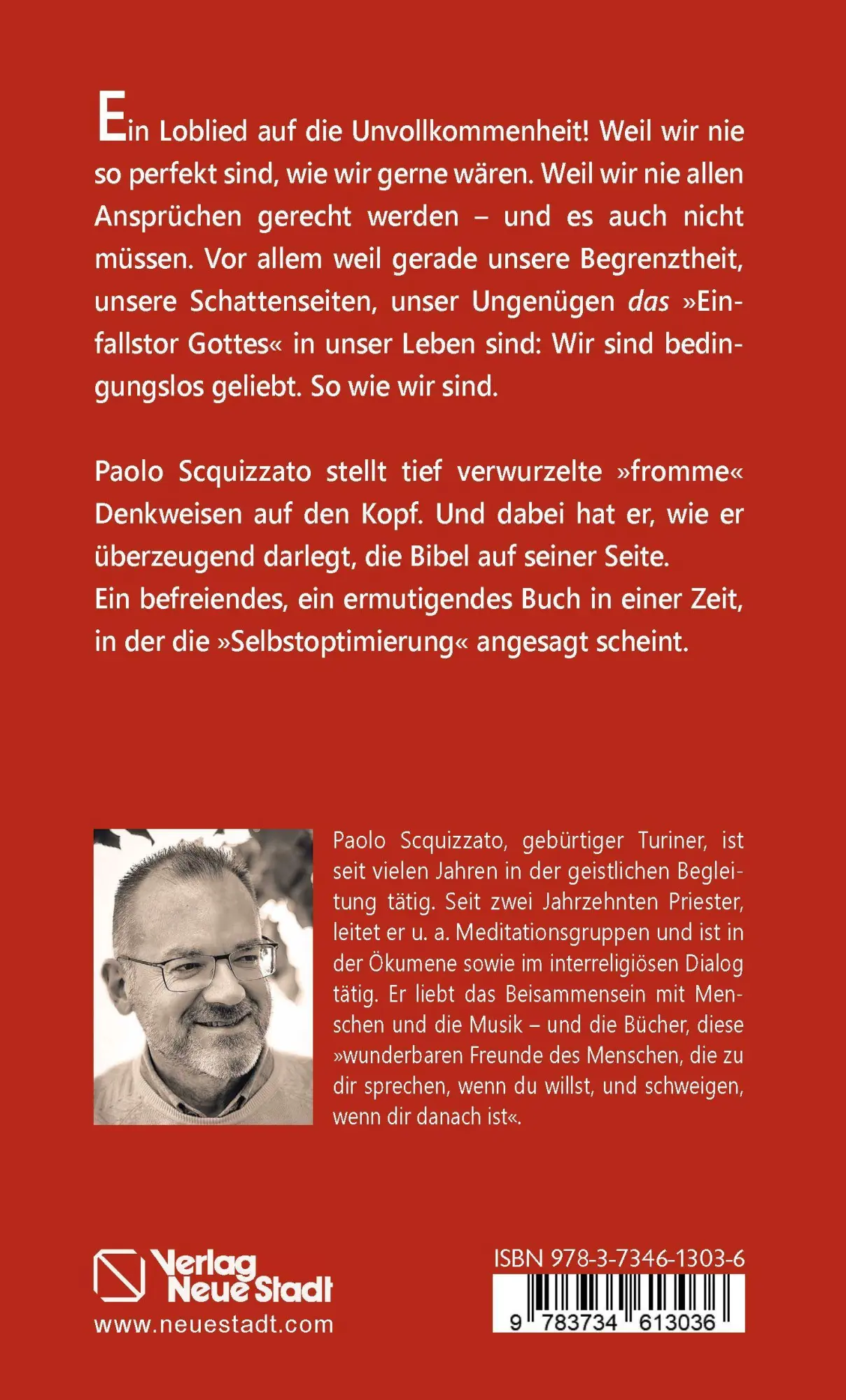 Bild: 9783734613036 | Lob des unvollkommenen Lebens | Paolo Scquizzato | Buch | 96 S. | 2022