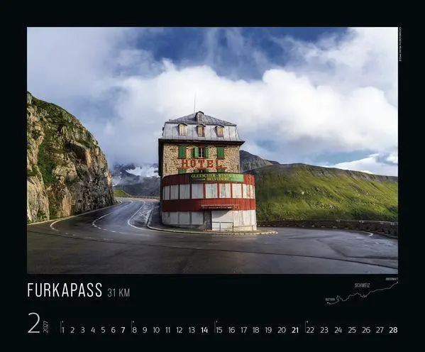 Bild: 9783819303036 | Die schönsten Routen 2027 | Verlag Korsch | Kalender | 14 S. | Deutsch
