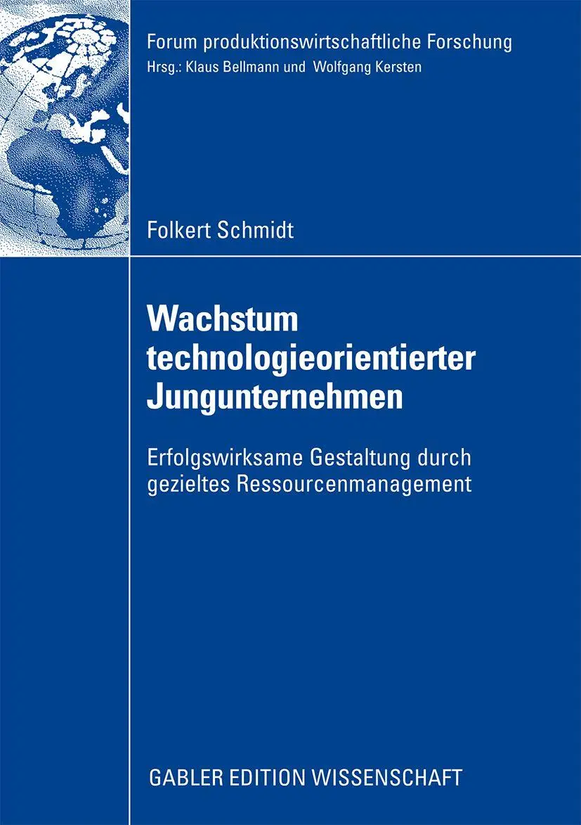 Cover: 9783834913036 | Wachstum technologieorientierter Jungunternehmen | Folkert Schmidt