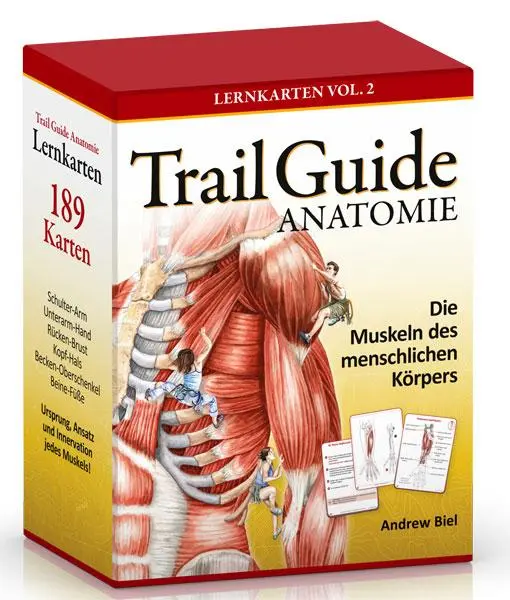 Cover: 9783868673036 | Trail Guide Anatomie | Lernkarten Vol. 2 | Andrew Biel | Box | 189 S.