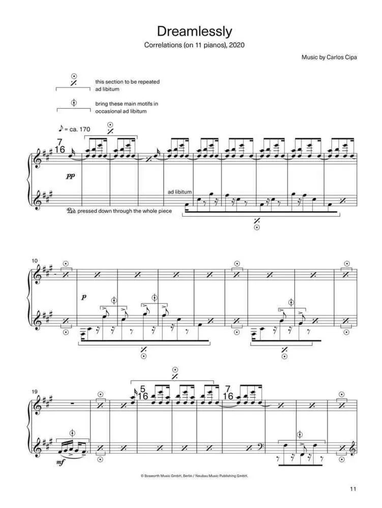 Bild: 9783954563036 | Carlos Cipa: Collected Piano Works | Edition | Taschenbuch | 136 S.
