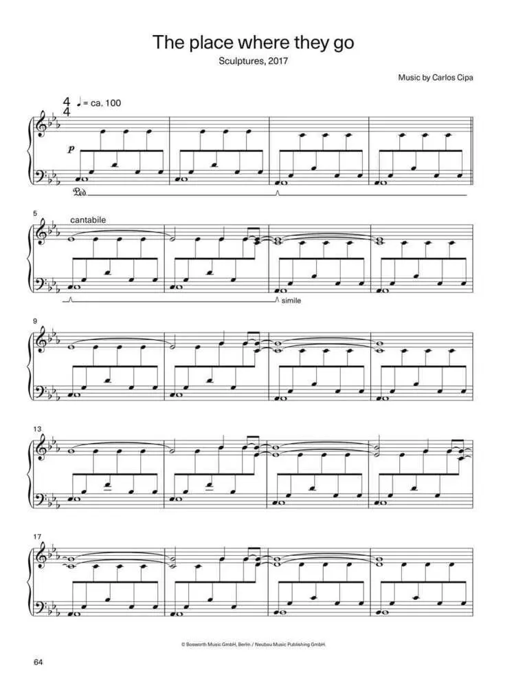 Bild: 9783954563036 | Carlos Cipa: Collected Piano Works | Edition | Taschenbuch | 136 S.
