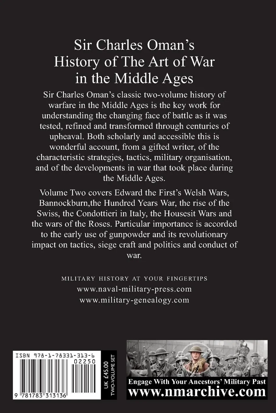 Rückseite: 9781783313136 | Sir Charles Oman's History Of The Art of War in the Middle Ages...