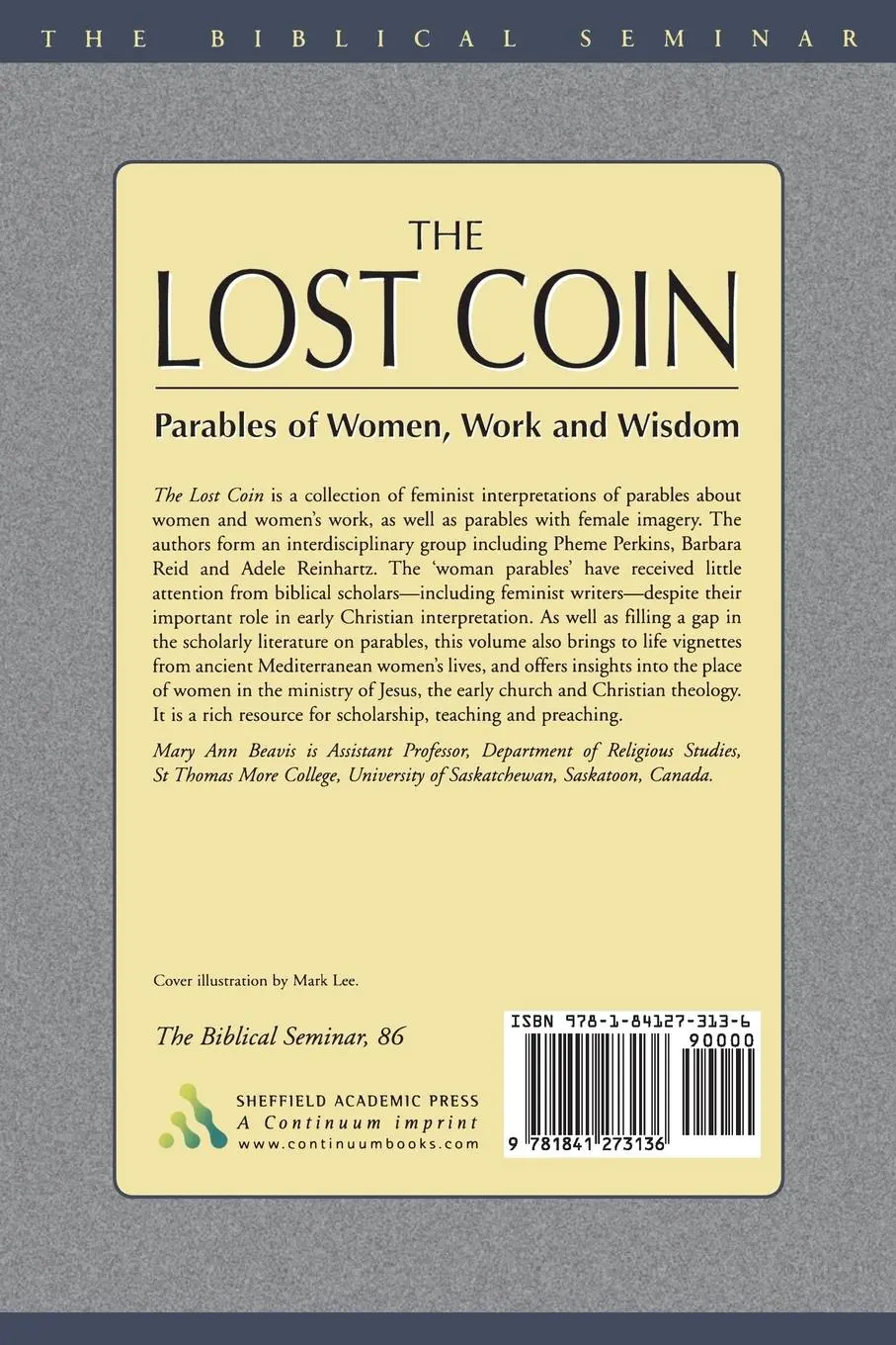Rückseite: 9781841273136 | Lost Coin | Parables of Women, Work, and Wisdom | Mary Ann Beavis
