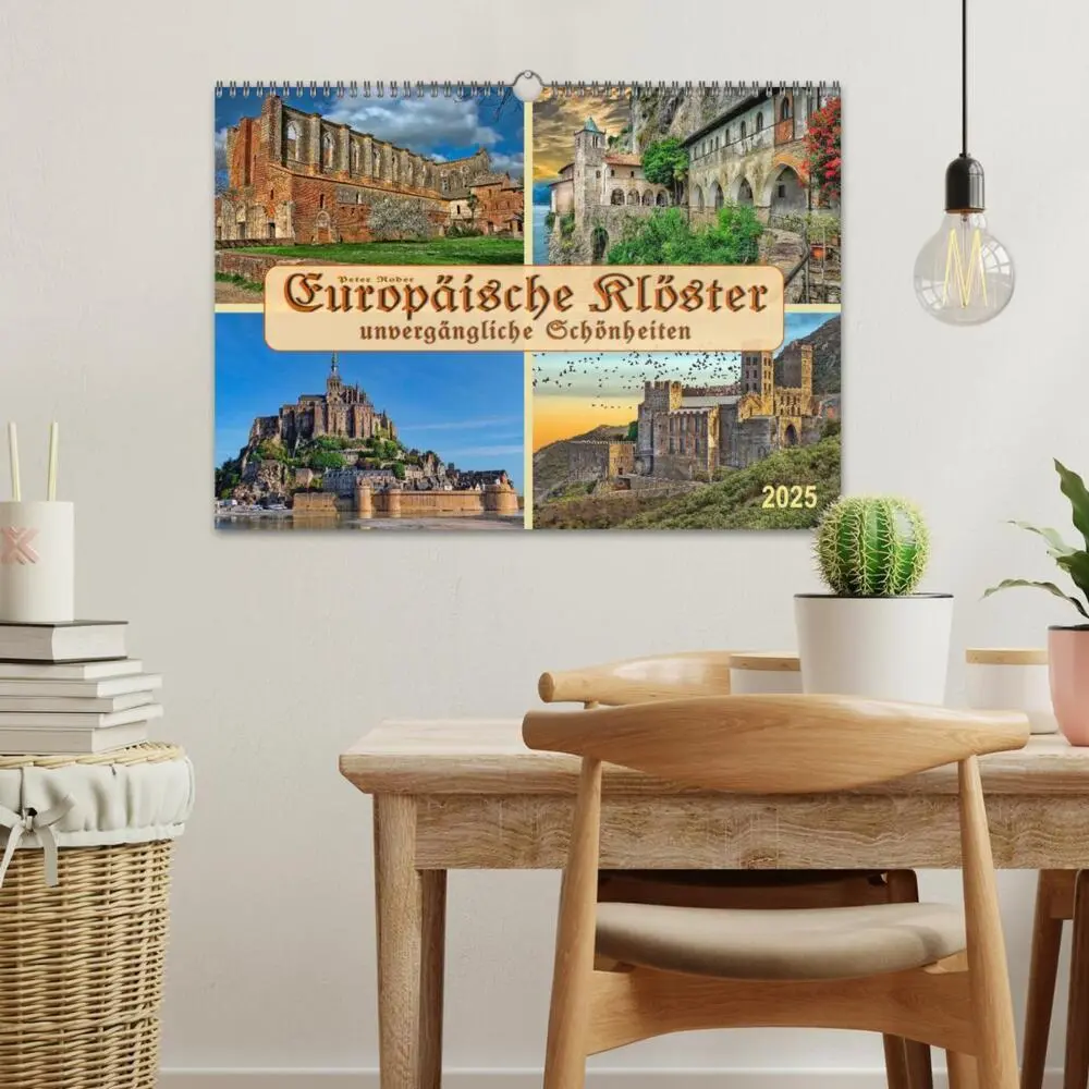 Bild: 9783435483136 | Europäische Klöster - unvergängliche Schönheiten (Wandkalender 2025...