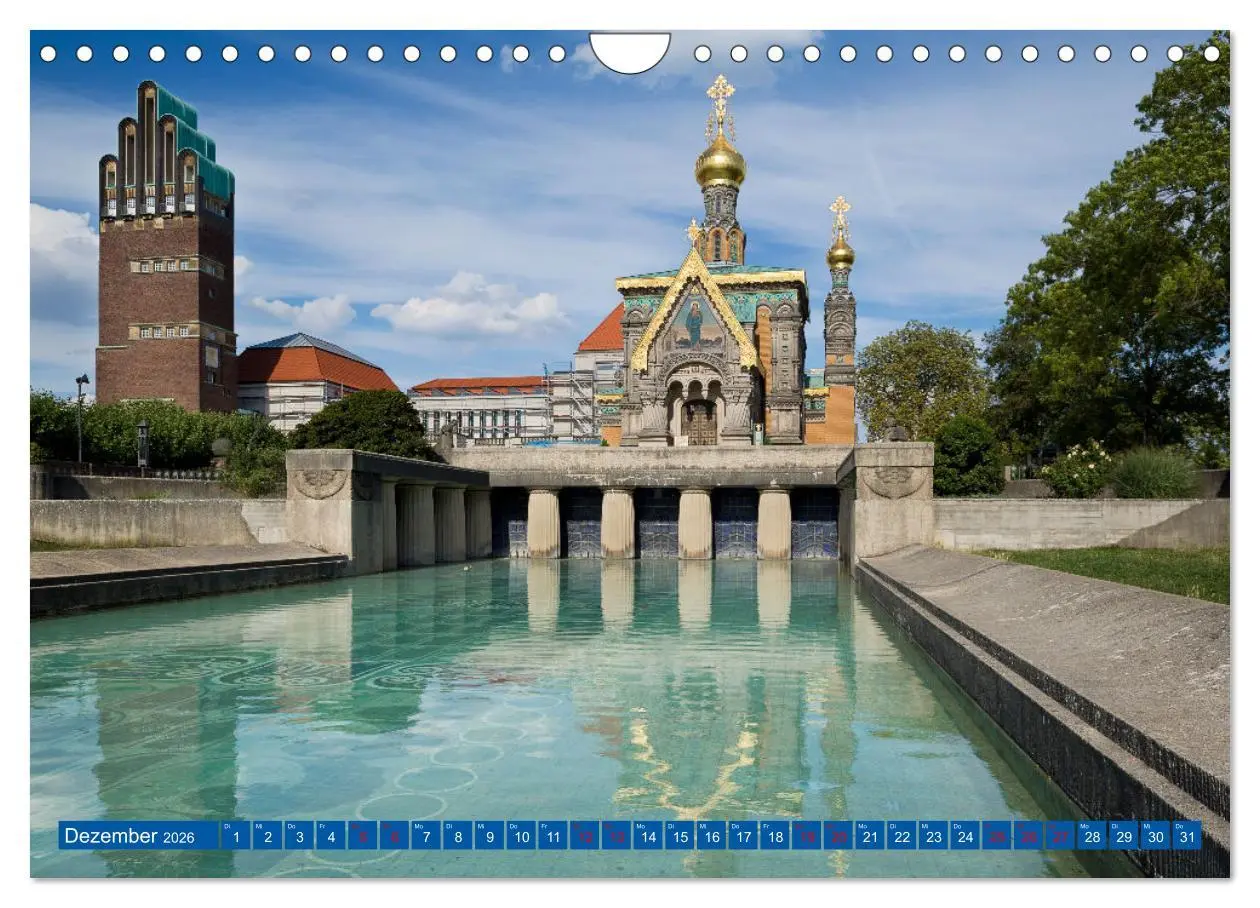Bild: 9783457573136 | Darmstadt - Mathildenhöhe und Altstadt (Wandkalender 2026 DIN A4...