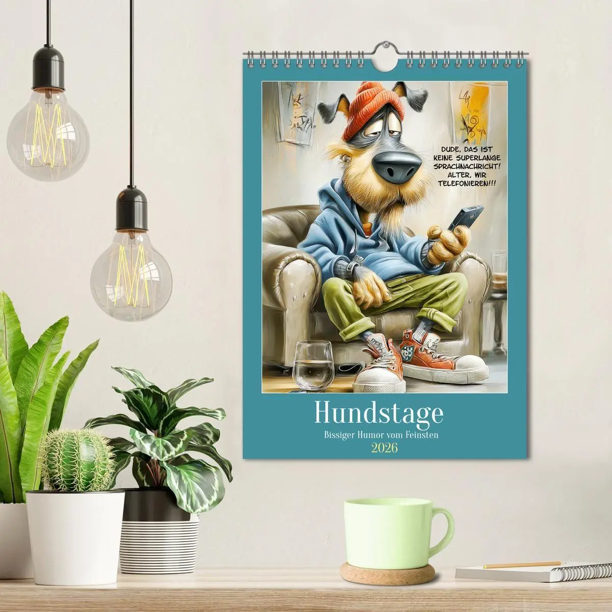 Bild: 9783516733136 | Hundstage. Bissiger Humor vom Feinsten (Wandkalender 2026 DIN A4...
