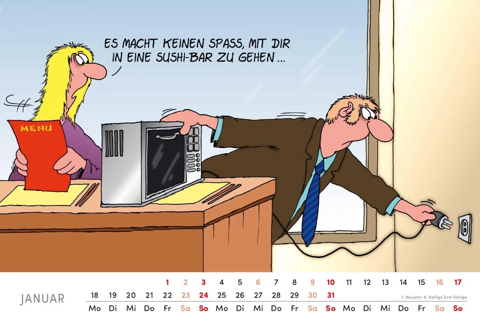 Bild: 9783830323136 | Uli Stein Tischkalender 2027: Monatskalender zum Aufstellen | Stein