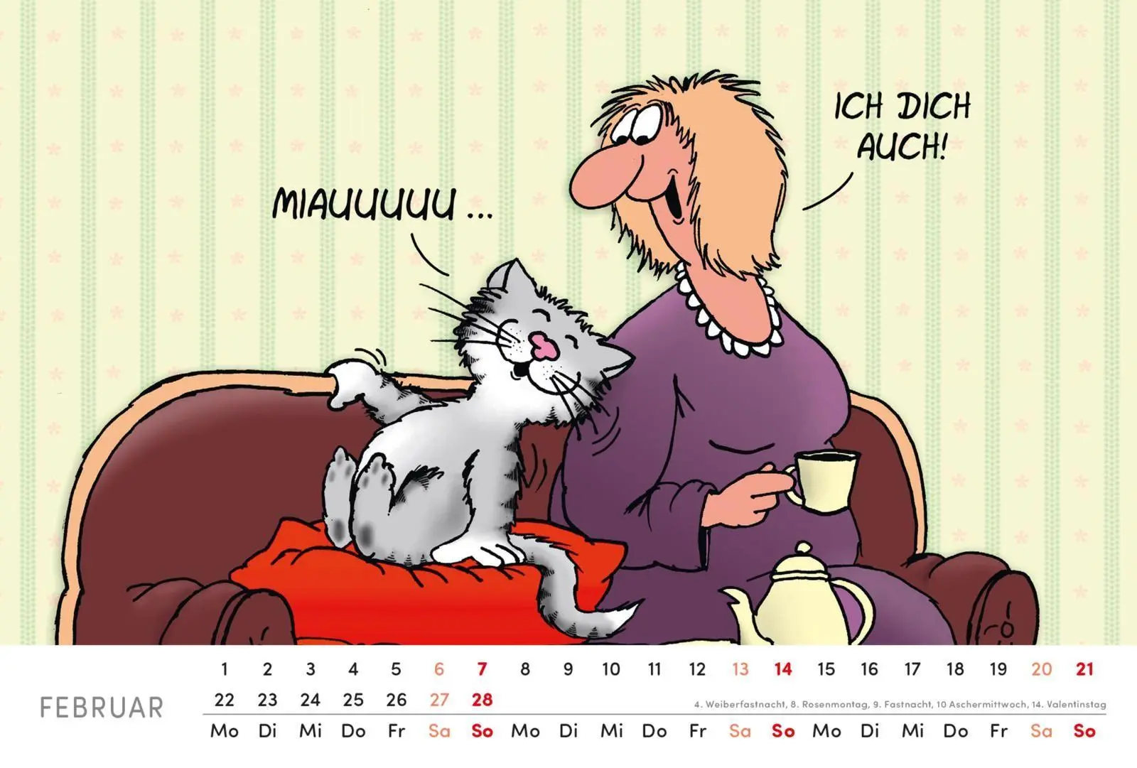 Bild: 9783830323136 | Uli Stein Tischkalender 2027: Monatskalender zum Aufstellen | Stein