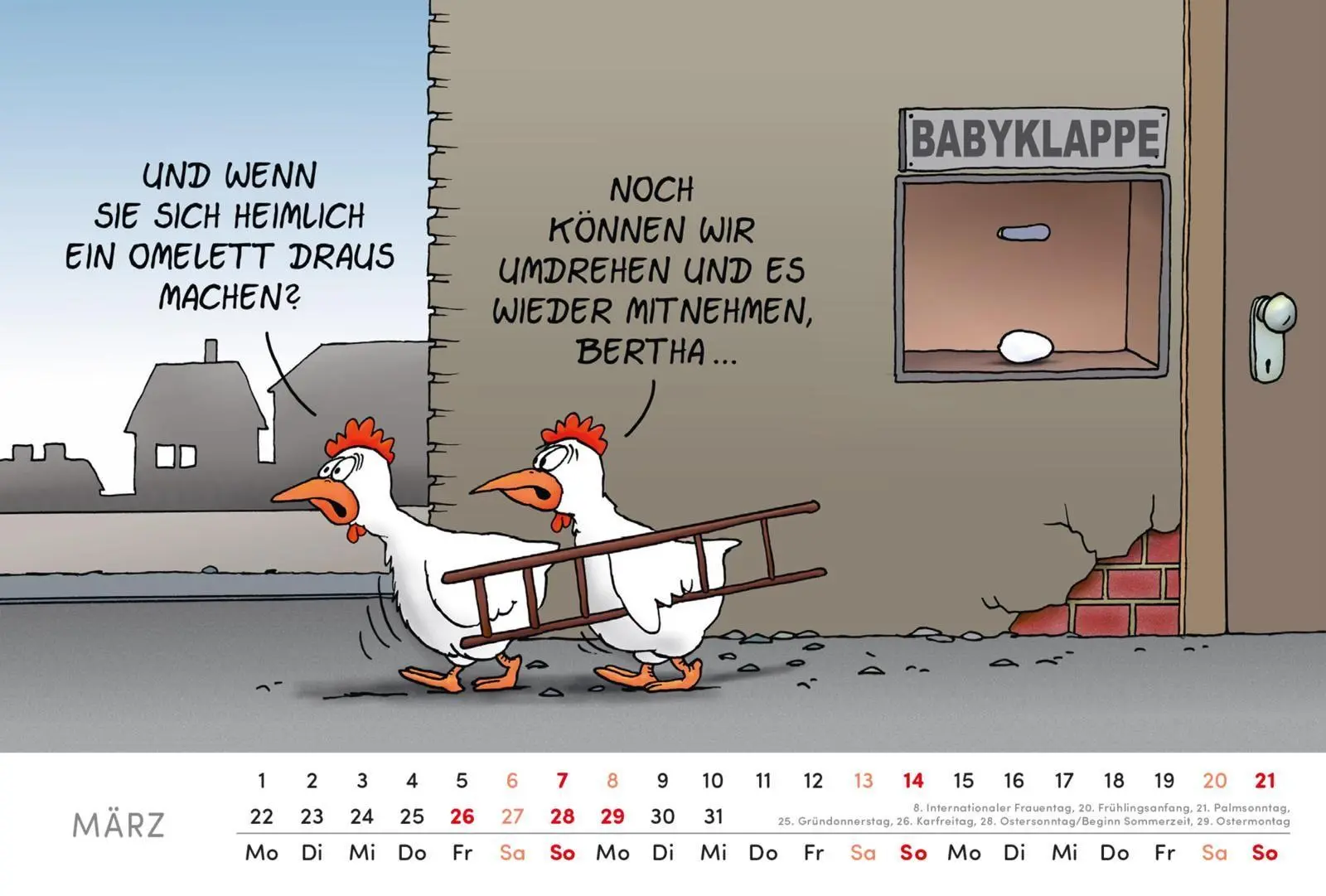 Bild: 9783830323136 | Uli Stein Tischkalender 2027: Monatskalender zum Aufstellen | Stein