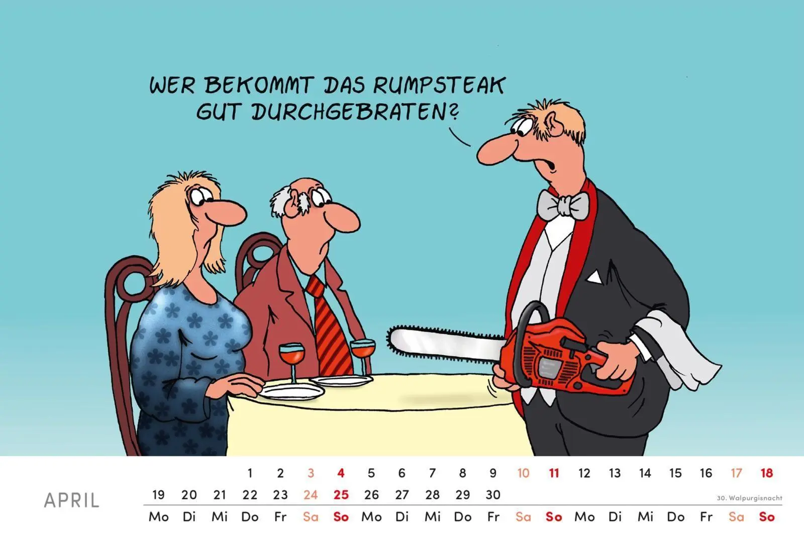 Bild: 9783830323136 | Uli Stein Tischkalender 2027: Monatskalender zum Aufstellen | Stein