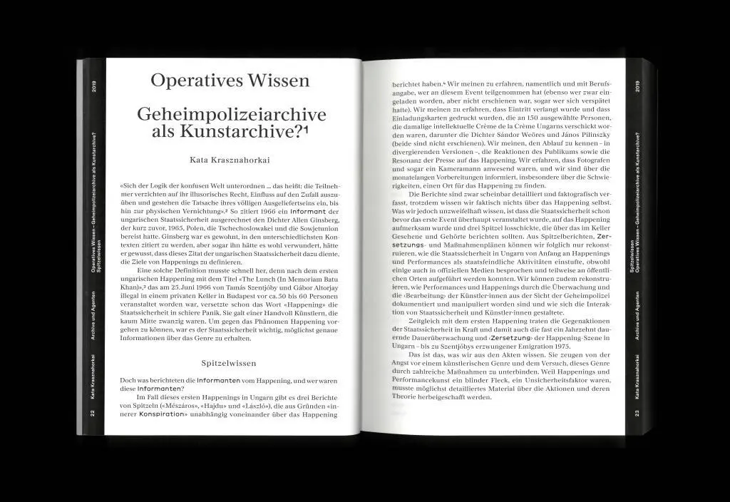 Bild: 9783959053136 | Artists &amp; Agents | Performancekunst und Geheimdienste | Taschenbuch