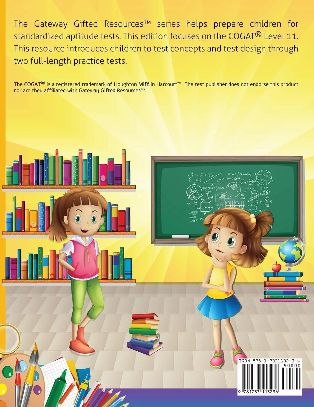 Rückseite: 9781733113236 | COGAT Test Prep Grade 5 Level 11 | Gateway Gifted Resources | Buch
