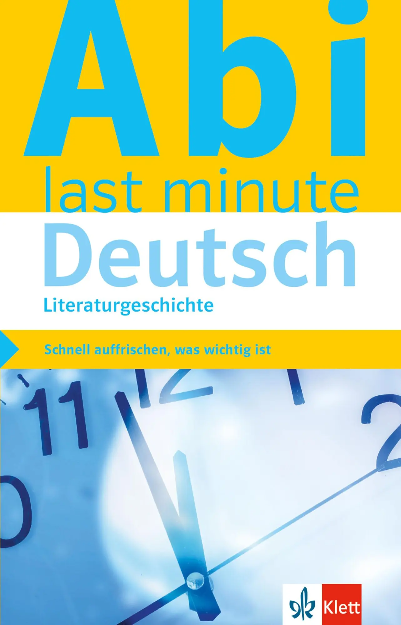 Cover: 9783129493236 | Klett Abi last minute Deutsch Literaturgeschichte | Nadine Budde