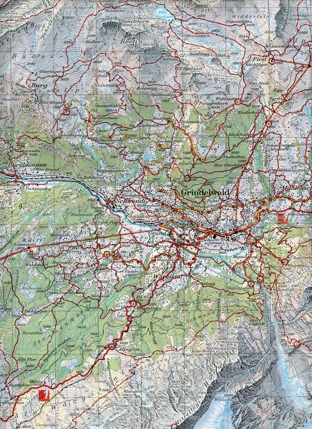 Bild: 9783302333236 | Swisstopo 1 : 33 333 Jungfrau Region | (Land-)Karte | Deutsch | 2015