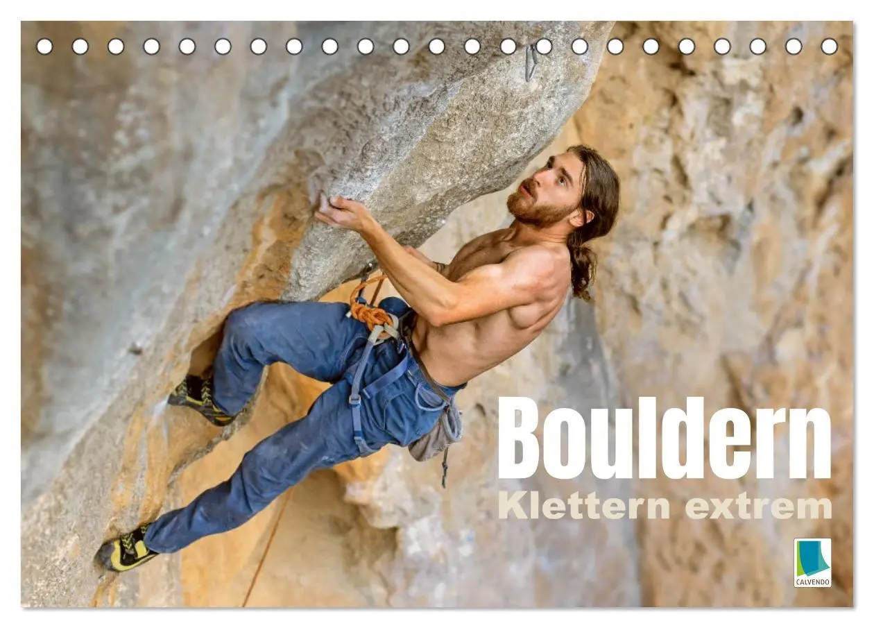 Cover: 9783457943236 | Bouldern: Klettern extrem (Tischkalender 2026 DIN A5 quer),...
