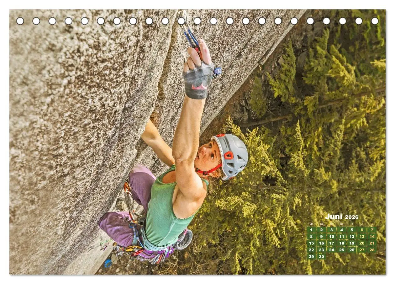 Bild: 9783457943236 | Bouldern: Klettern extrem (Tischkalender 2026 DIN A5 quer),...