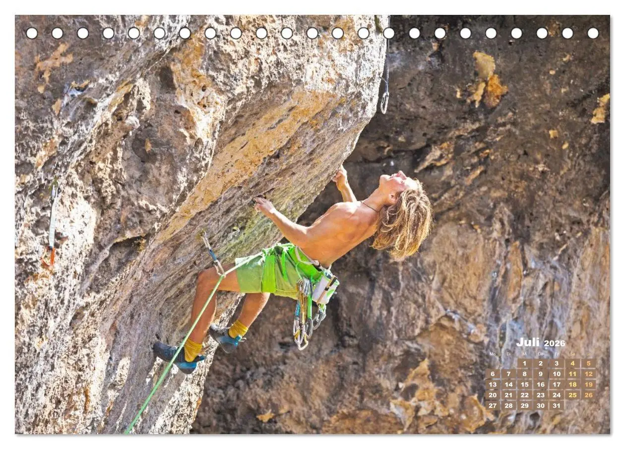 Bild: 9783457943236 | Bouldern: Klettern extrem (Tischkalender 2026 DIN A5 quer),...