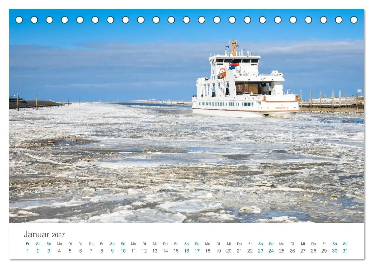 Bild: 9783569053236 | Norderney Sehnsuchtskalender (Tischkalender 2027 DIN A5 quer),...