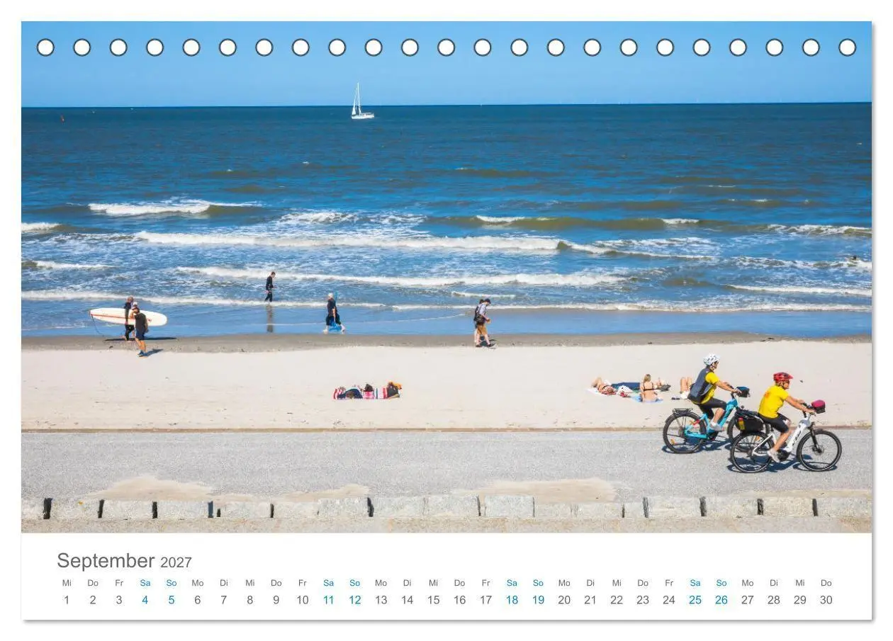 Bild: 9783569053236 | Norderney Sehnsuchtskalender (Tischkalender 2027 DIN A5 quer),...