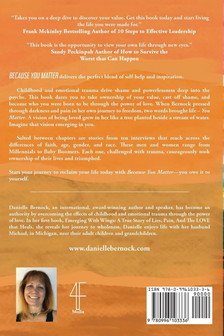 Rückseite: 9780996103336 | Because You Matter | Danielle Bernock | Taschenbuch | Englisch | 2019