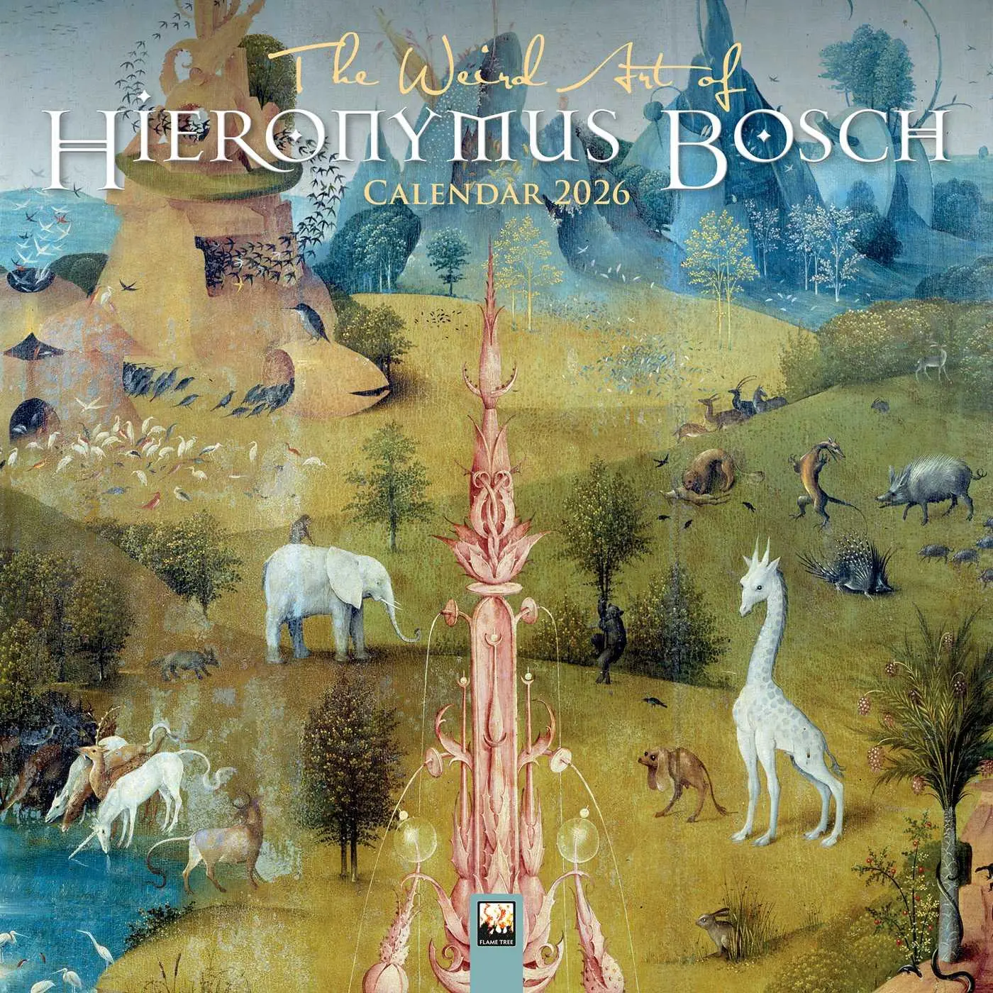 Cover: 9781835623336 | The Weird Art of Hieronymus Bosch Wall Calendar 2026 (Art Calendar)
