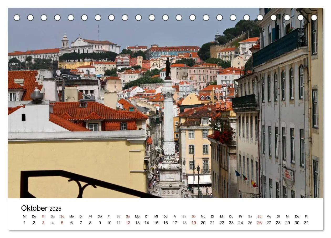 Bild: 9783435603336 | Lissabon Highlights von Petrus Bodenstaff (Tischkalender 2025 DIN...
