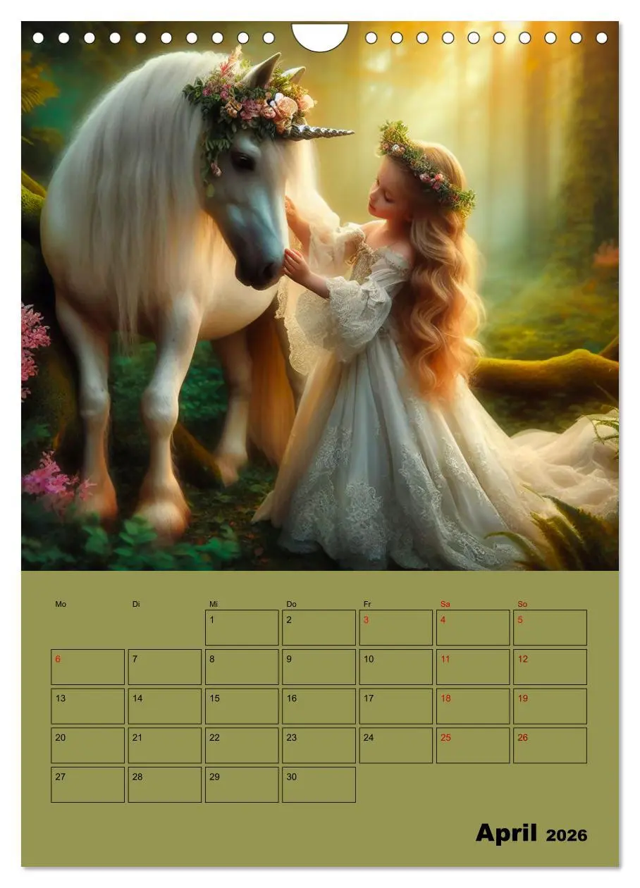 Bild: 9783516263336 | Königliche Momente - Kleine Prinzessin im Märchenwald (Wandkalender...