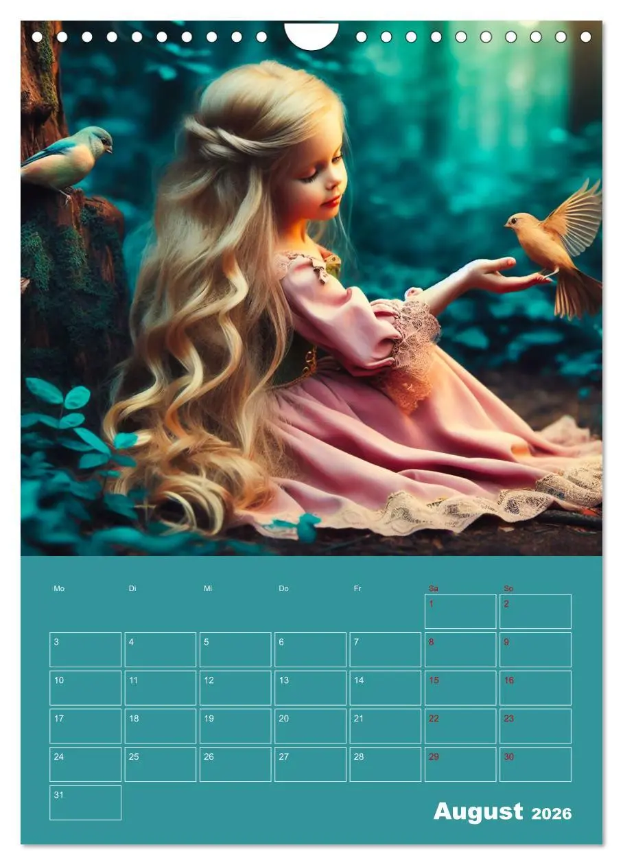 Bild: 9783516263336 | Königliche Momente - Kleine Prinzessin im Märchenwald (Wandkalender...