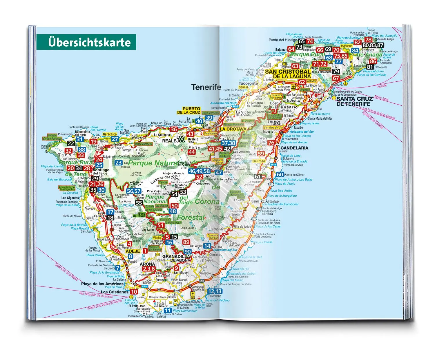 Bild: 9783991543336 | KOMPASS Wanderführer Teneriffa, 90 Touren mit Extra-Tourenkarte | Lair