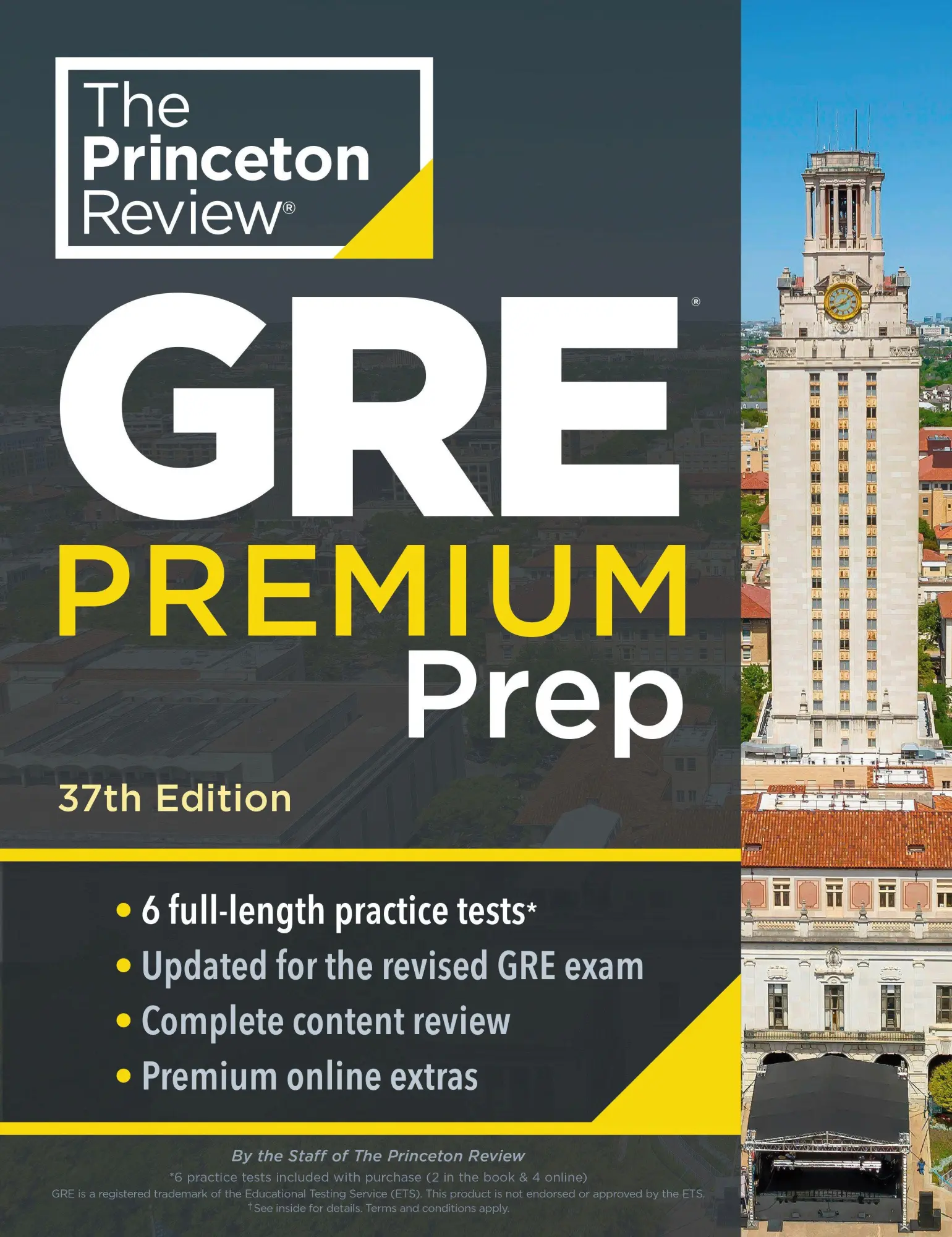 Cover: 9798217223336 | Princeton Review GRE Premium Prep, 37th Edition | Princeton Review