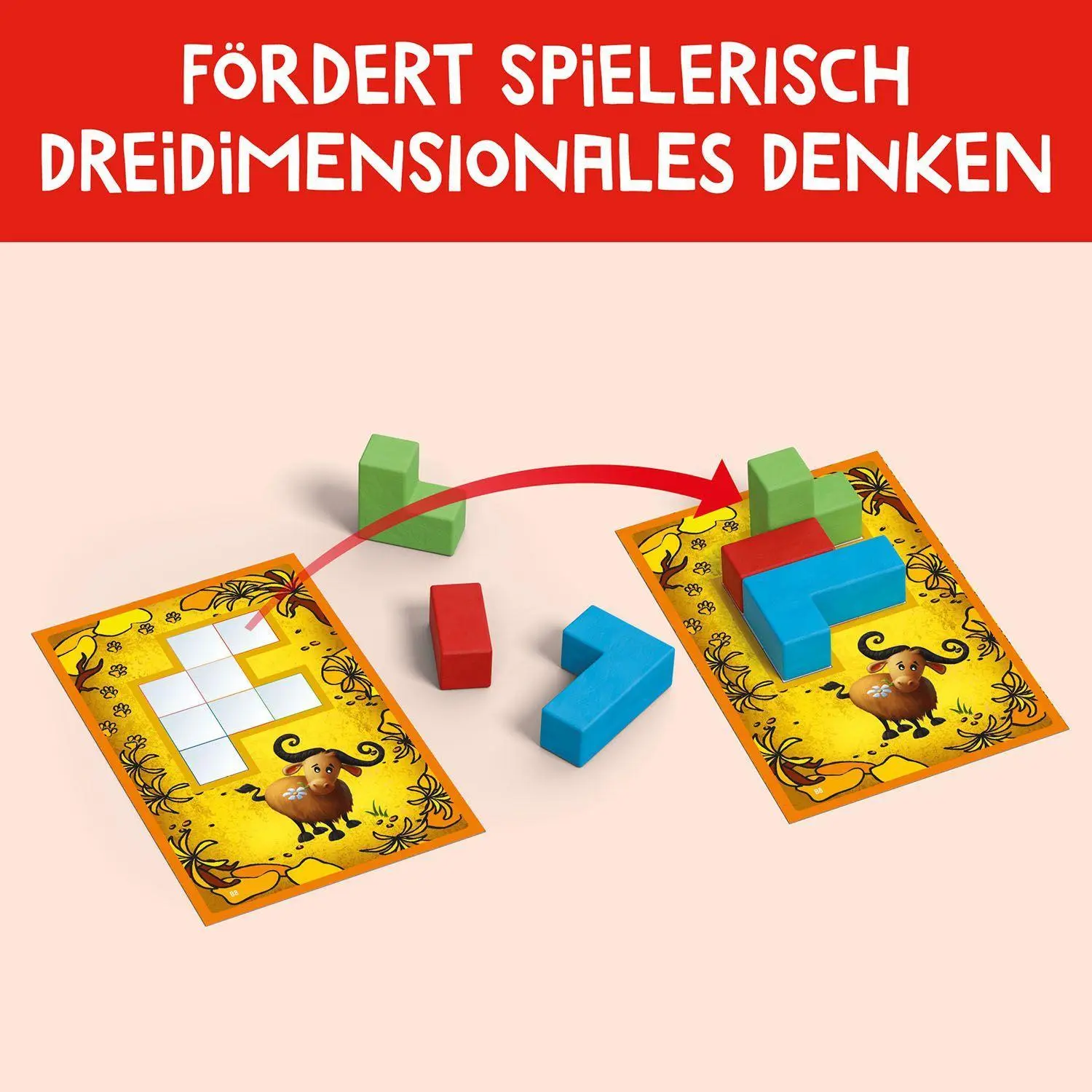 Bild: 4002051683436 | Ubongo Junior 3-D | Spiel | Grzegorz Rejchtman | Spiel | Brettspiel