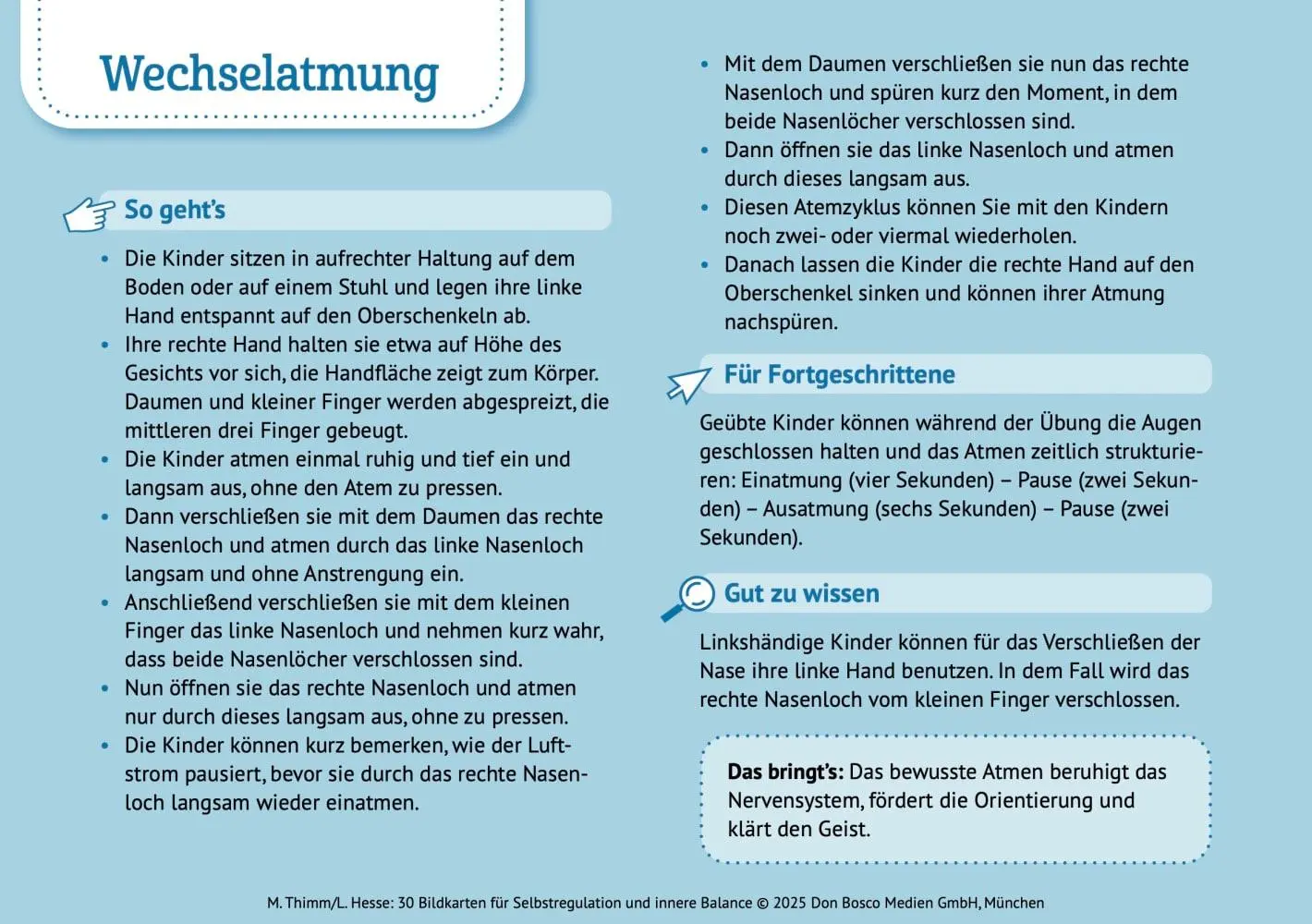 Bild: 4260694923436 | 30 Bildkarten für Selbstregulation und innere Balance | Mathias Thimm
