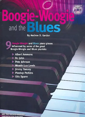 Cover: 9781934163436 | Boogie-Woogie and the Blues (+Audio Online): for piano | Gordon