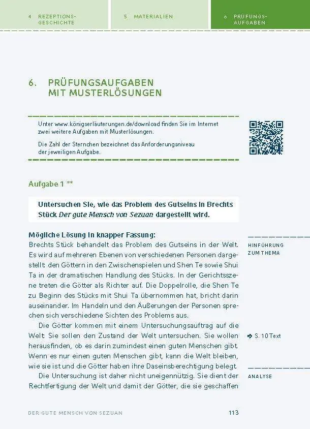 Bild: 9783129303436 | Der gute Mensch von Sezuan von Bertolt Brecht | Bertolt Brecht | Buch