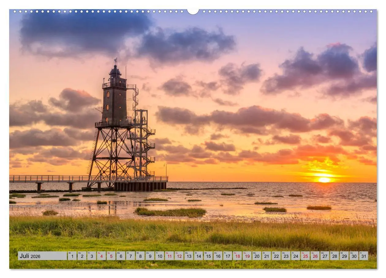 Bild: 9783457783436 | Leuchttürme - Wächter der Küsten (Wandkalender 2026 DIN A2 quer),...