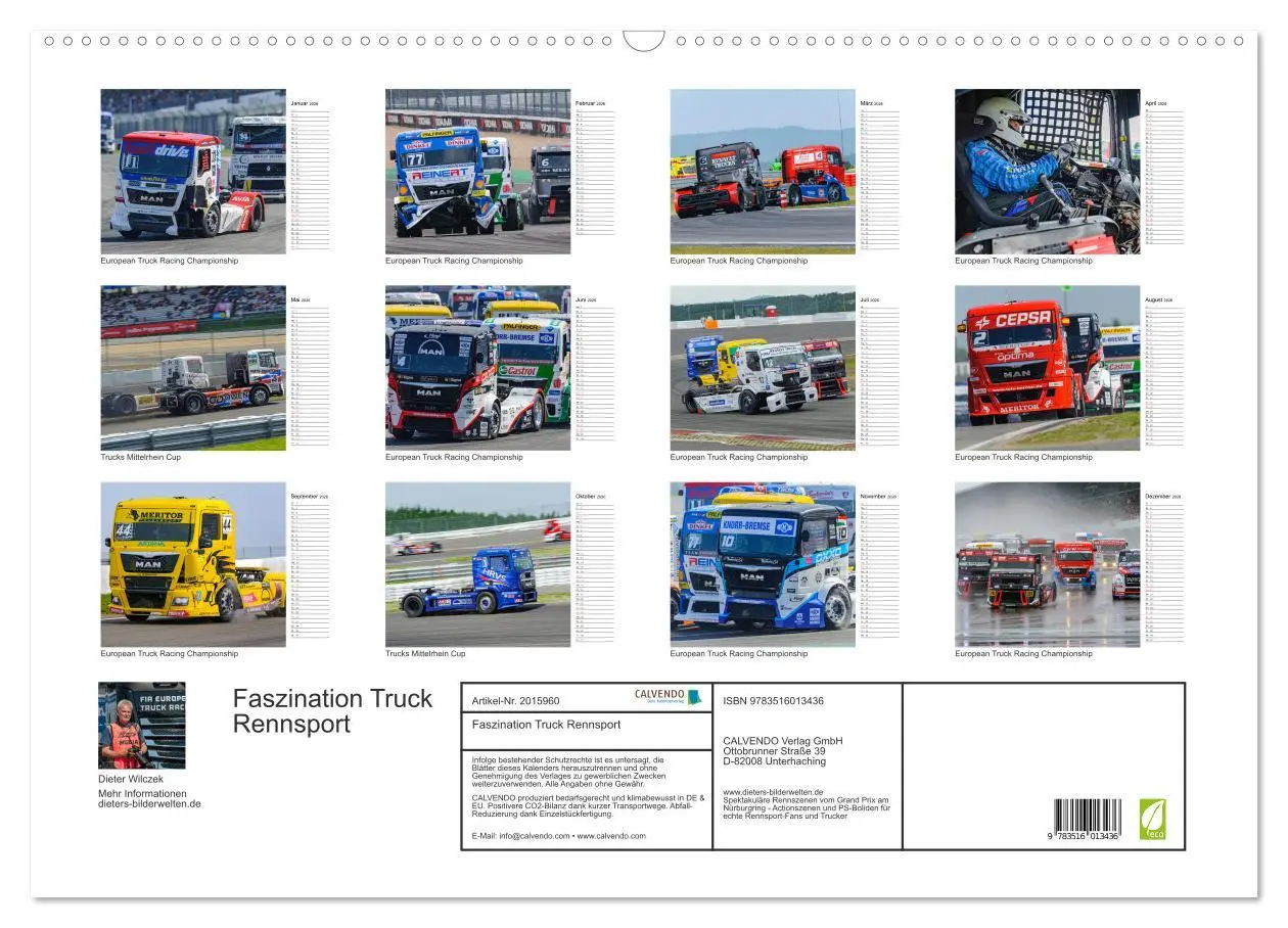 Bild: 9783516013436 | Faszination Truck Rennsport (Wandkalender 2026 DIN A2 quer),...