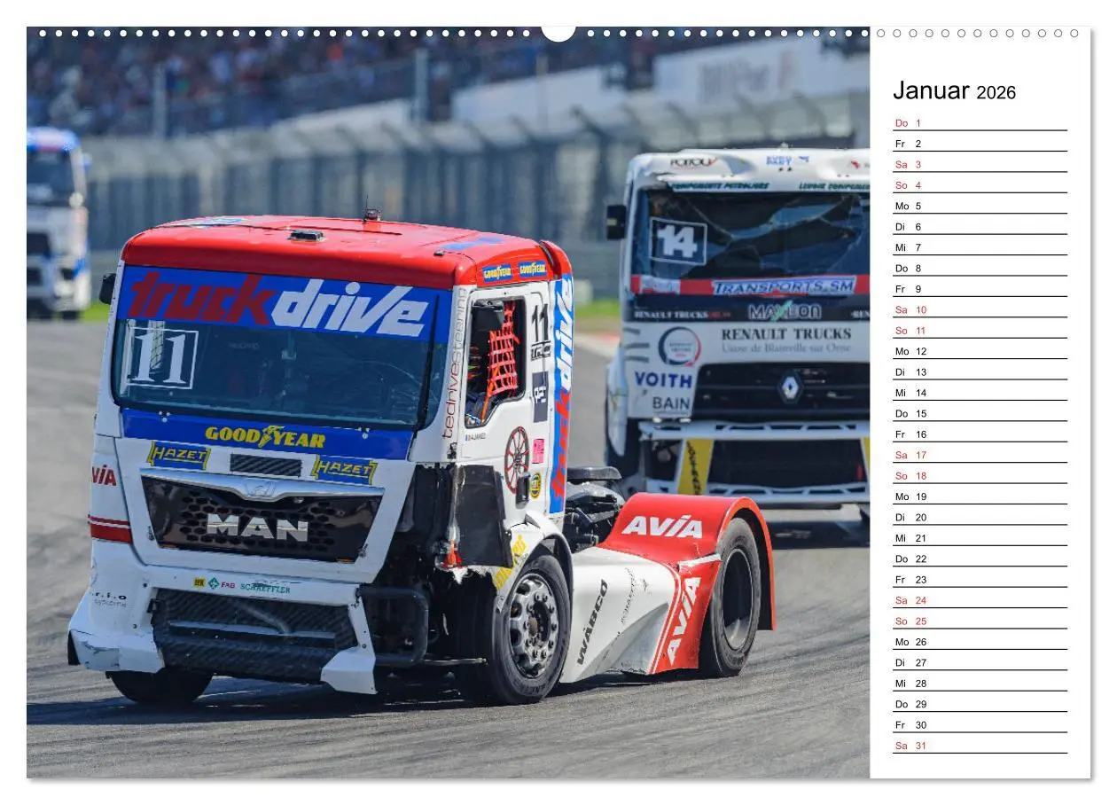 Bild: 9783516013436 | Faszination Truck Rennsport (Wandkalender 2026 DIN A2 quer),...