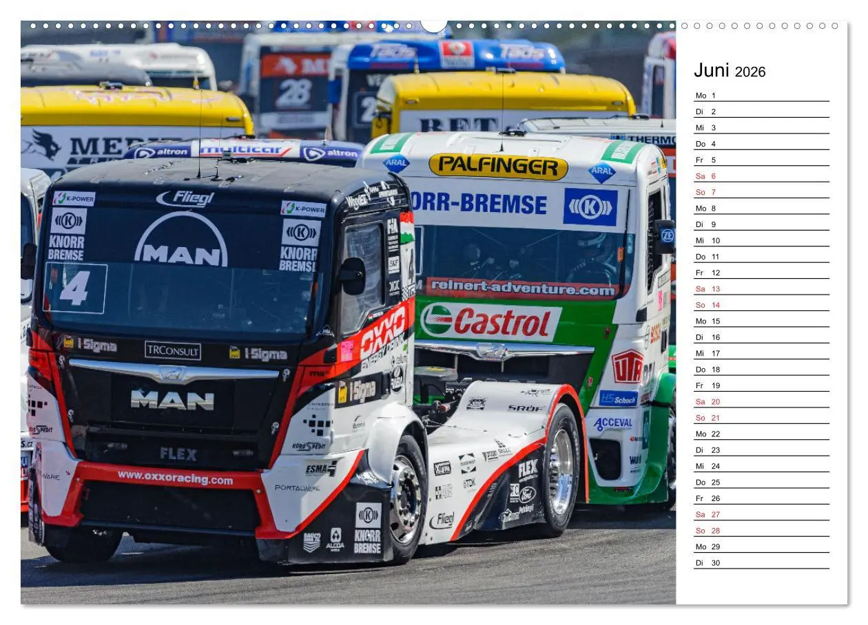 Bild: 9783516013436 | Faszination Truck Rennsport (Wandkalender 2026 DIN A2 quer),...