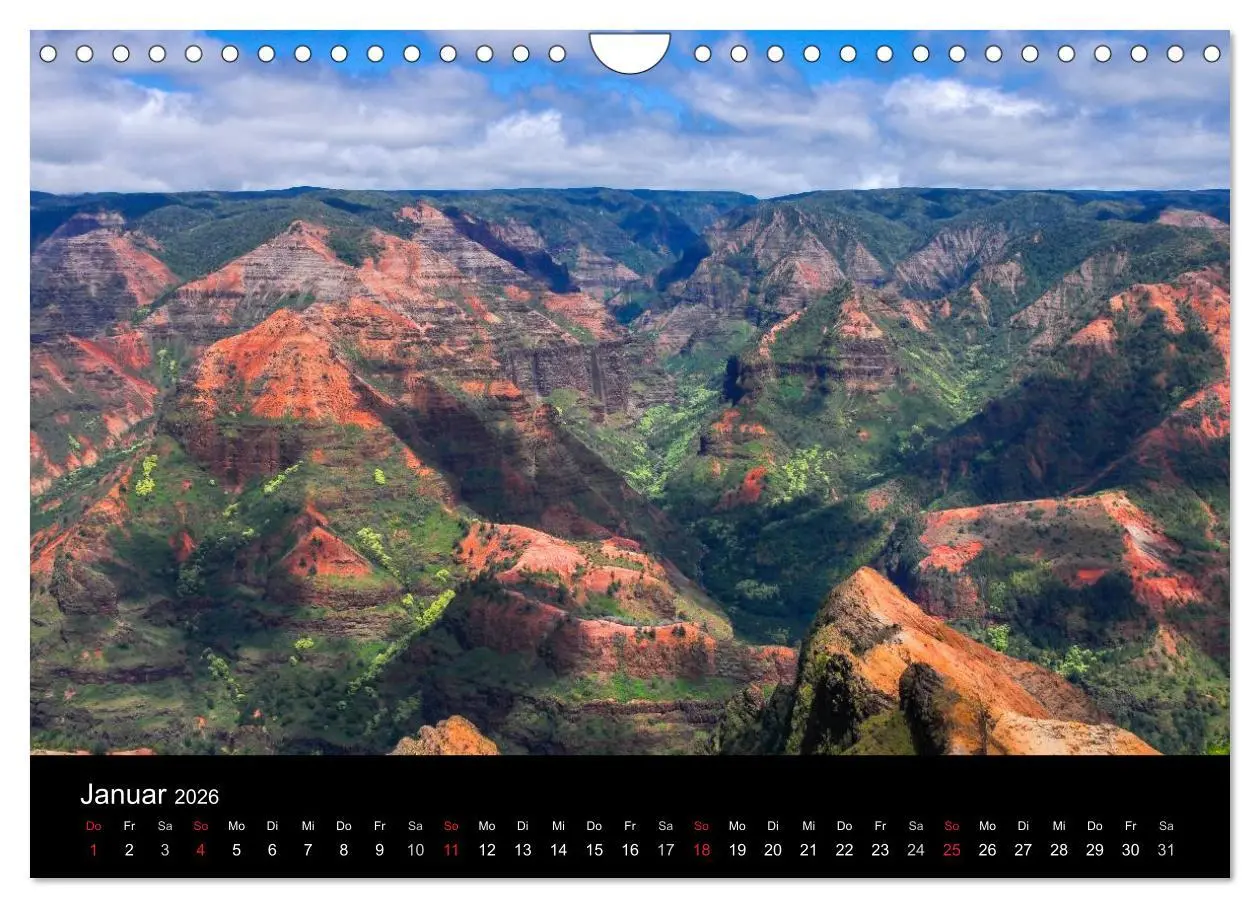 Bild: 9783516183436 | The Unknown HAWAII (Wandkalender 2026 DIN A4 quer), CALVENDO...