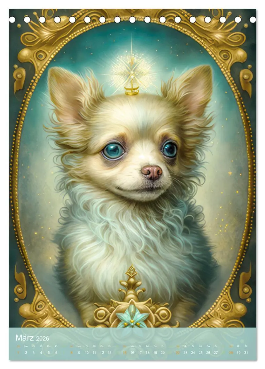 Bild: 9783516323436 | Tiere im Tarot Stil (Tischkalender 2026 DIN A5 hoch), CALVENDO...