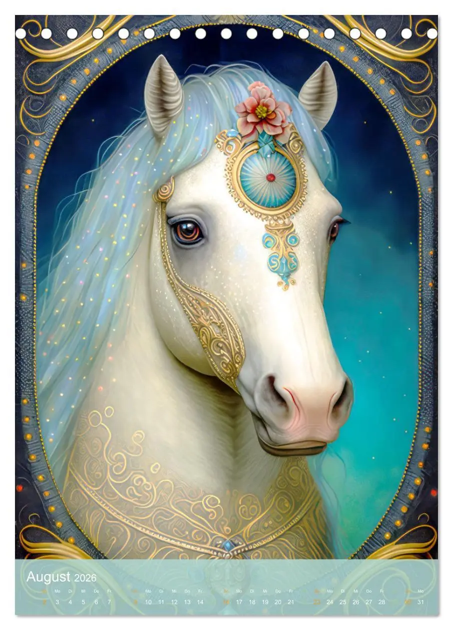 Bild: 9783516323436 | Tiere im Tarot Stil (Tischkalender 2026 DIN A5 hoch), CALVENDO...