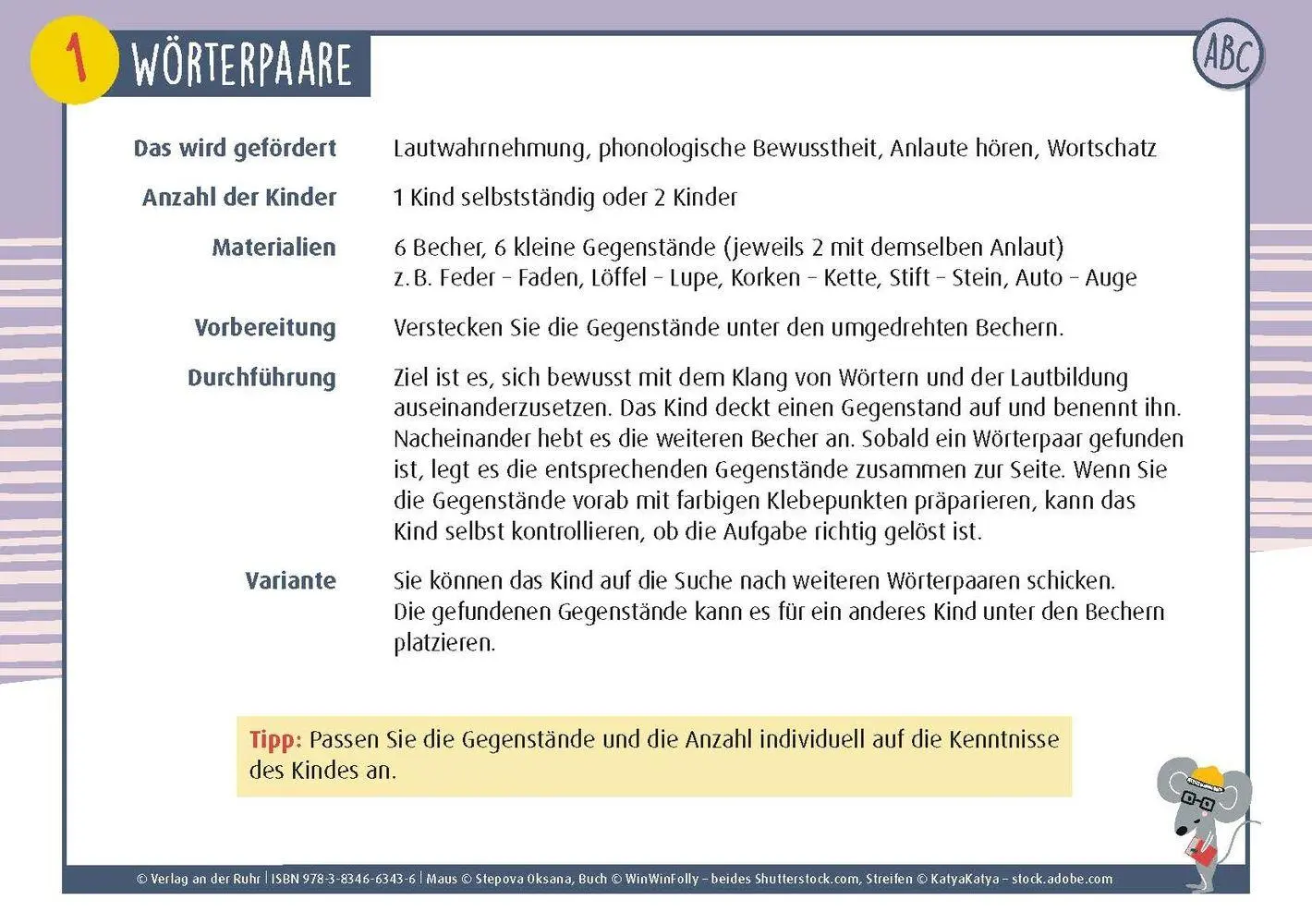 Bild: 9783834663436 | Sprachförderung | Michaela Stickler | Box | 24 S. | 7775 | Deutsch
