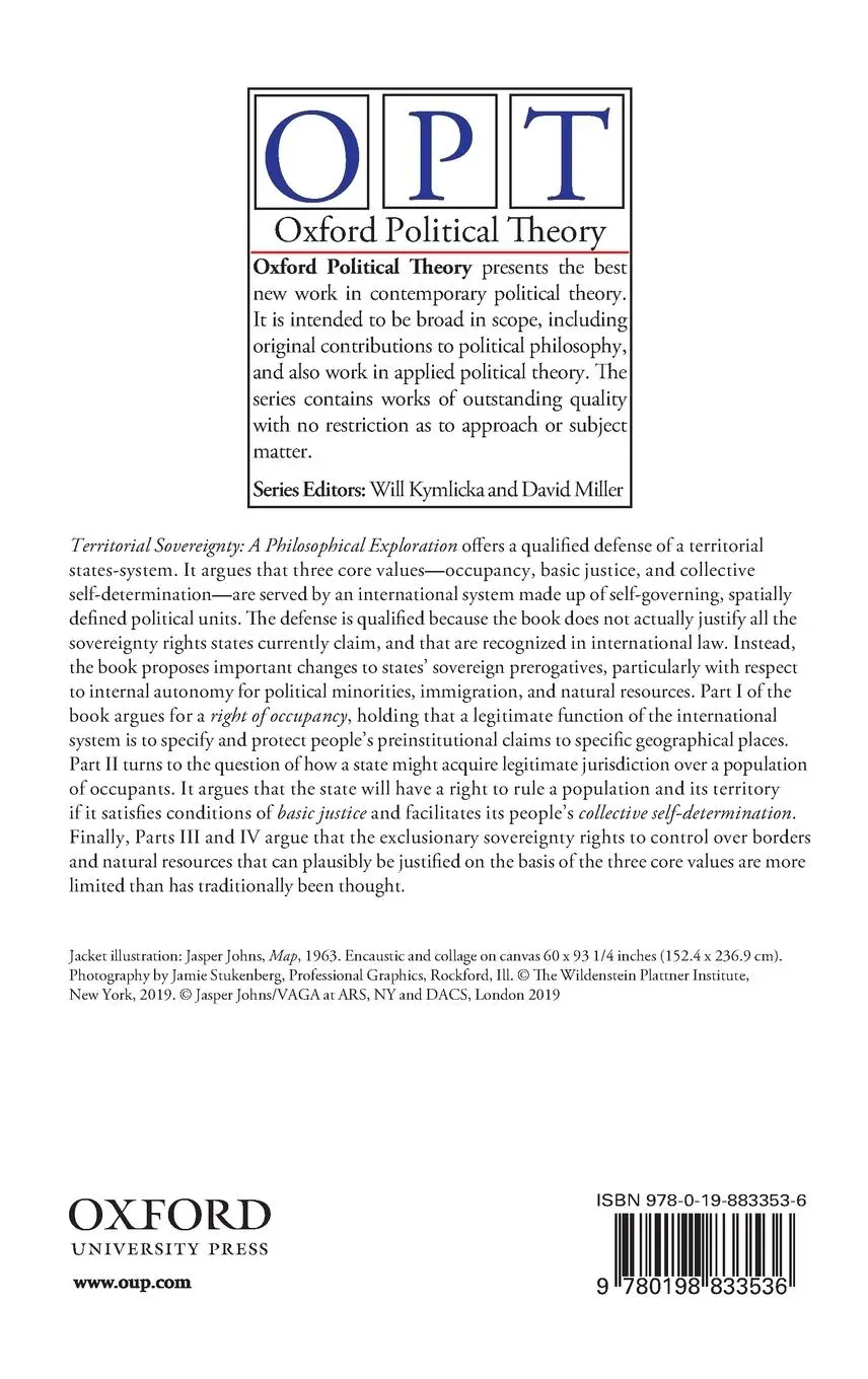 Rückseite: 9780198833536 | Territorial Sovereignty | A Philosophical Exploration | Anna Stilz