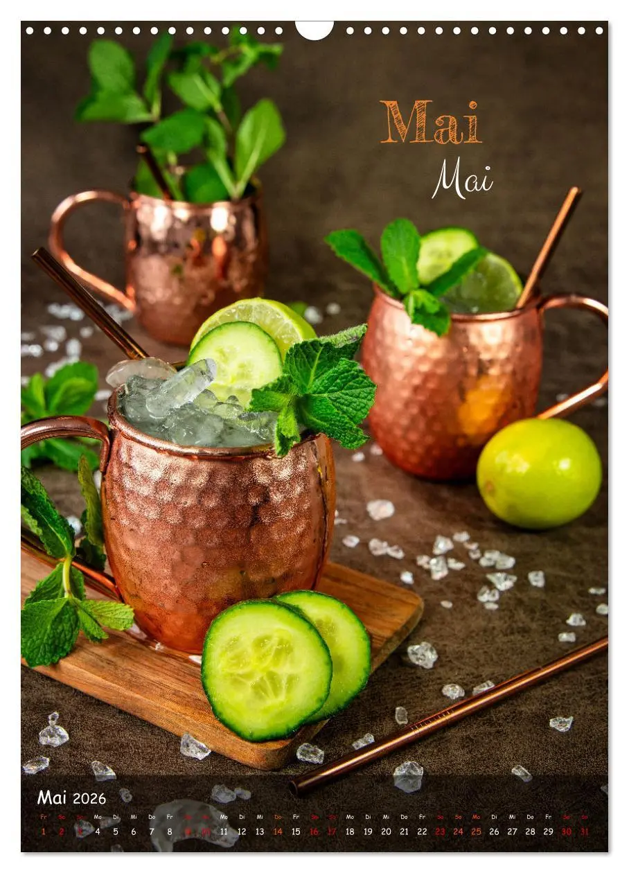 Bild: 9783516243536 | Mix it up - Cocktails (Wandkalender 2026 DIN A3 hoch), CALVENDO...