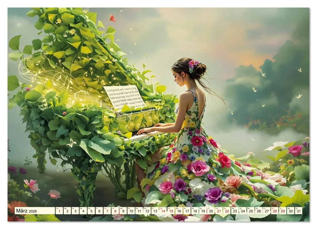 Bild: 9783516623536 | Piano der Träume (Wandkalender 2026 DIN A3 quer), CALVENDO...