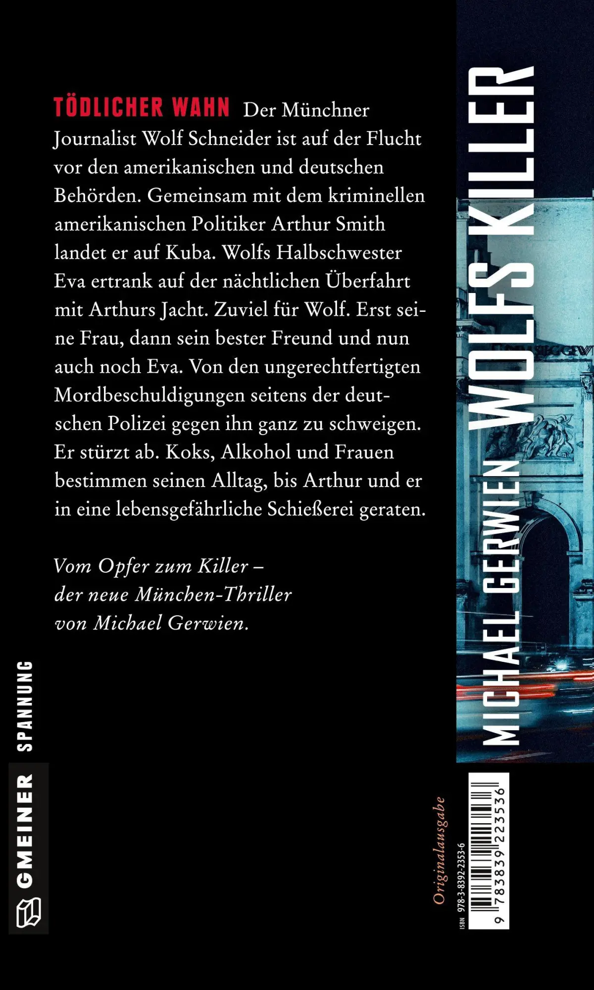 Rückseite: 9783839223536 | Wolfs Killer | Michael Gerwien | Taschenbuch | 347 S. | Deutsch | 2018