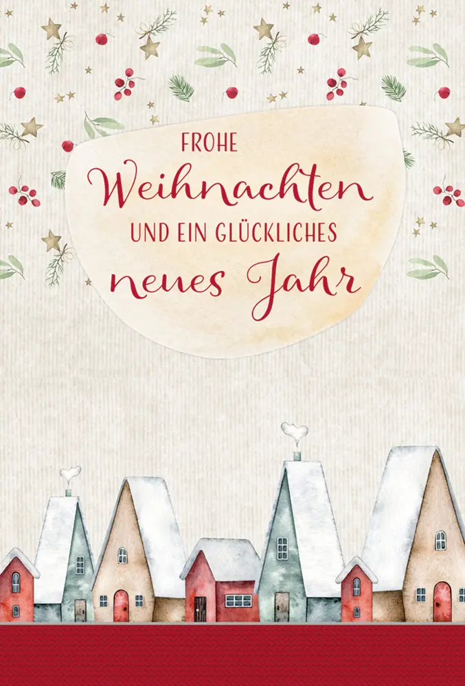 Cover: 4036526773636 | Frohe Weihnachten und ein glückliches neues Jahr | Geldgeschenkkarte