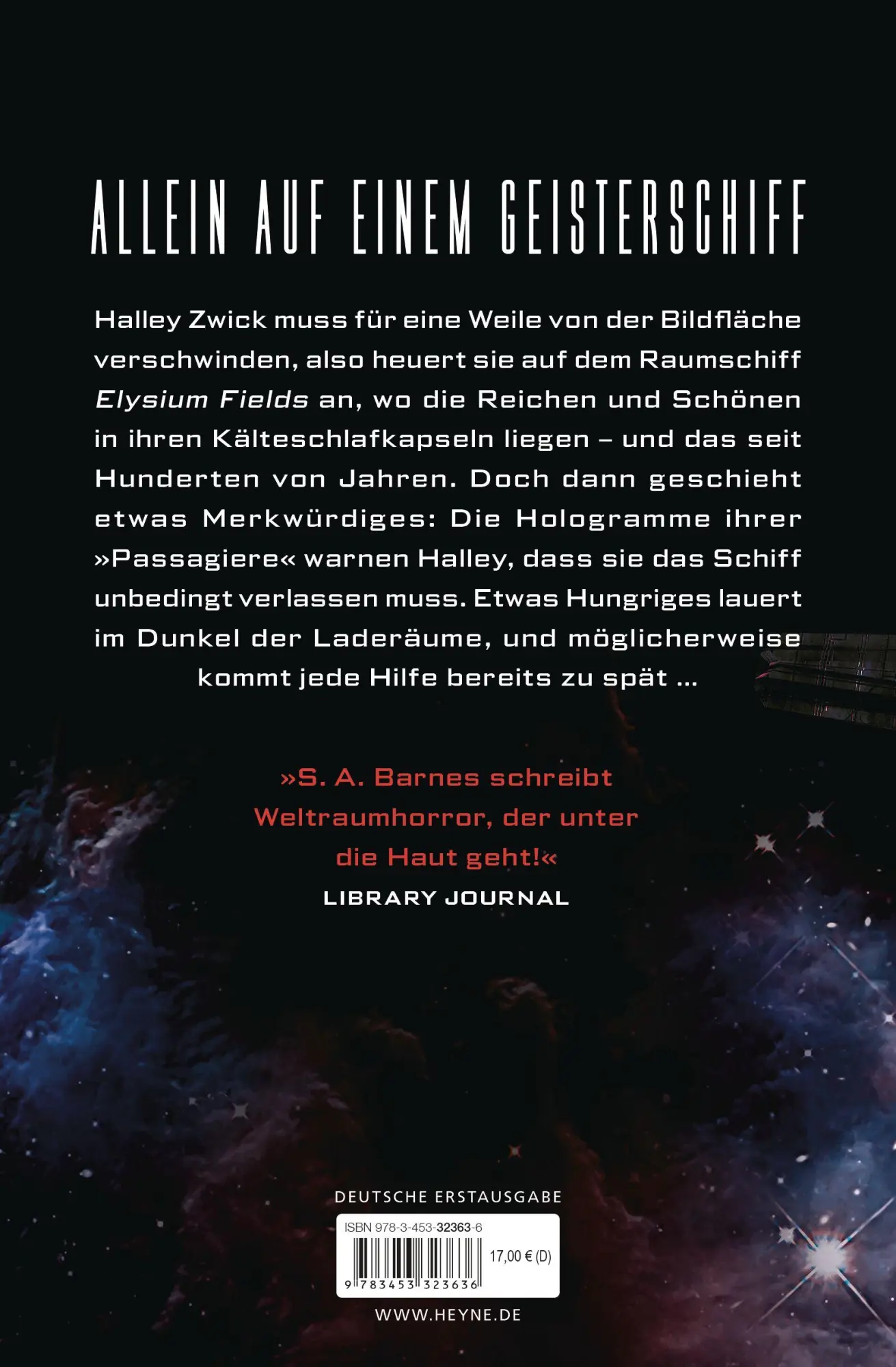 Bild: 9783453323636 | Cold Eternity | Roman | S. A. Barnes | Taschenbuch | 384 S. | Deutsch