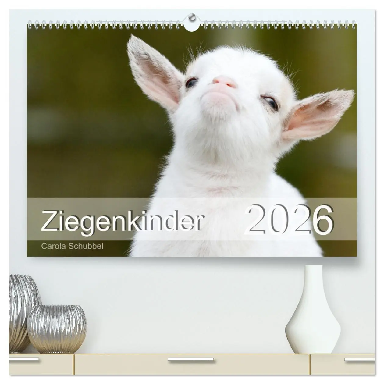 Cover: 9783457453636 | Ziegenkinder (hochwertiger Premium Wandkalender 2026 DIN A2 quer),...